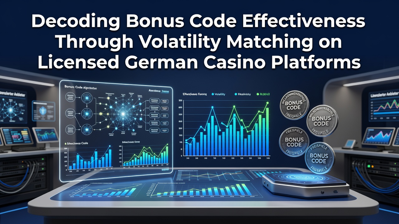 Illustration der Volatilitätsabstimmung bei Bonus-Codes auf deutschen Casino-Plattformen