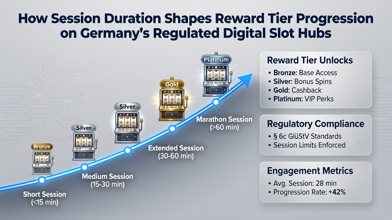 Visualisierung der Sitzungsdauer und Belohnungsstufen-Progression auf deutschen Slot-Plattformen