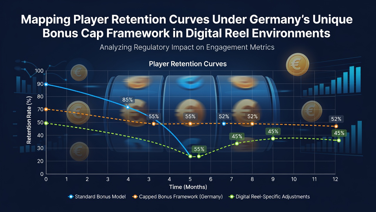 Diagramm der Retention-Kurven mit Fokus auf Bonus-Caps in deutschen digitalen Reel-Umgebungen