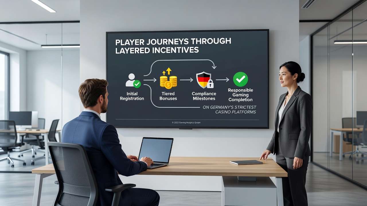 Detailansicht einer gestaffelten Bonusstruktur auf einer regulierten deutschen Slot-Plattform